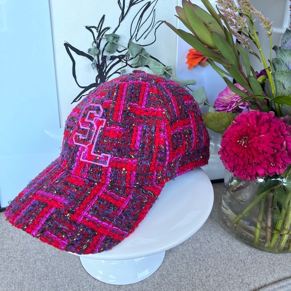 Saint Laurent Accessories - SAINT LAURENT Tweed Wool Hat